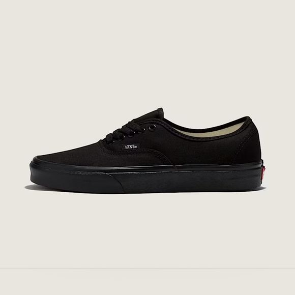 Vans Black/Black Authentic Shoe W9 - Picture 1 of 7
